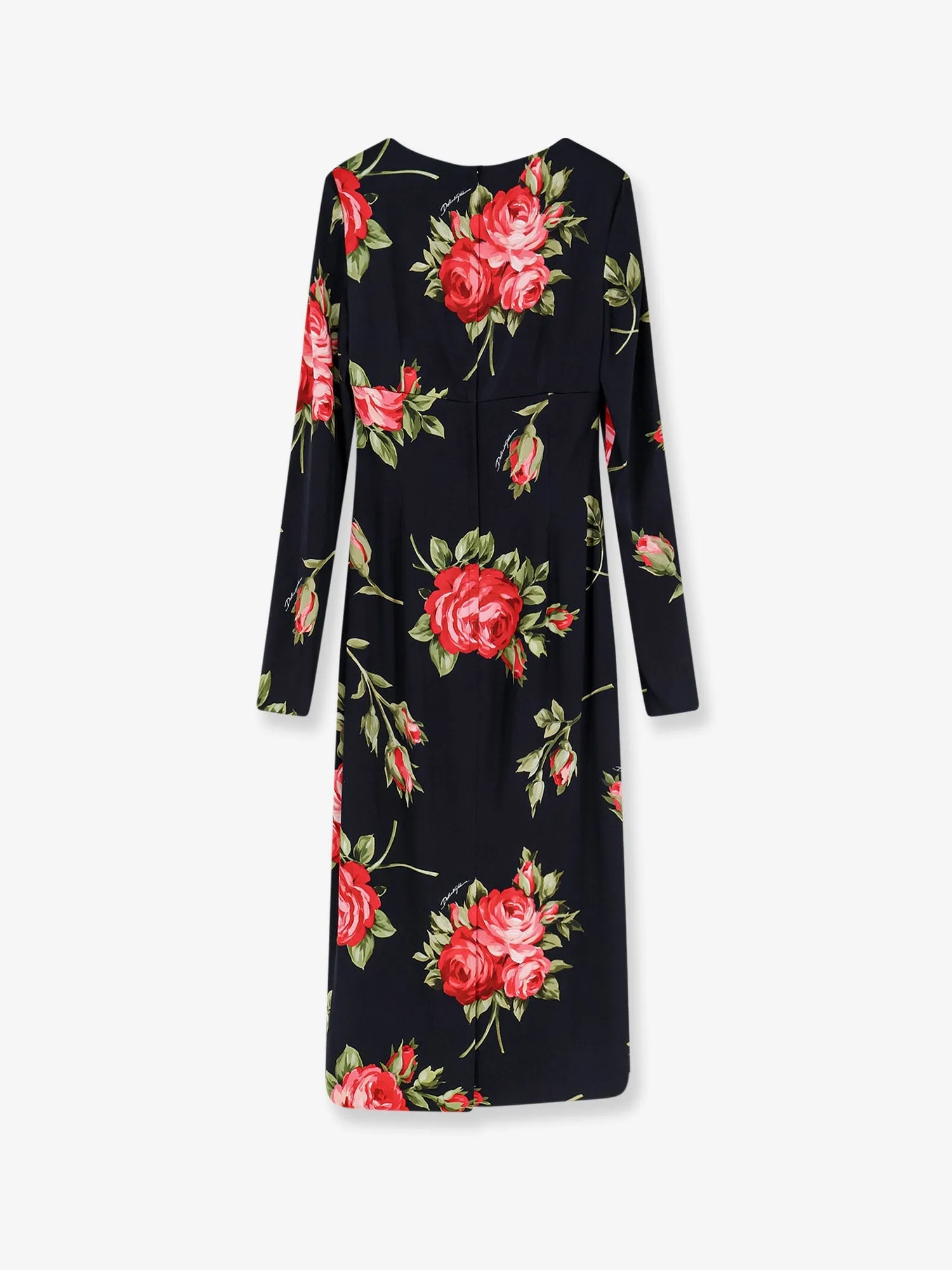 Viscose Dress with Rose Print sold by Lord & Taylor product image thumbnail 4