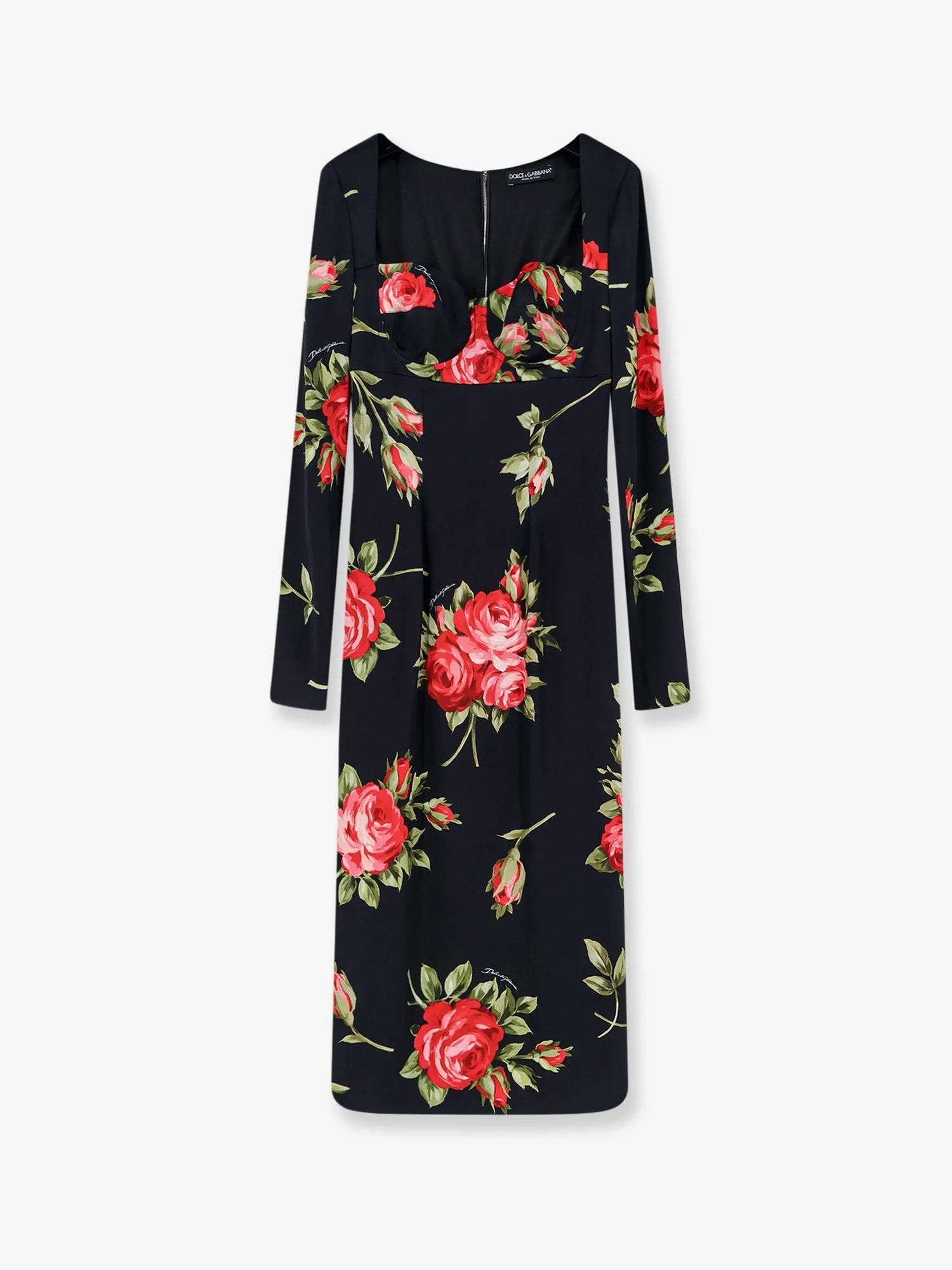 Viscose Dress with Rose Print sold by Lord & Taylor