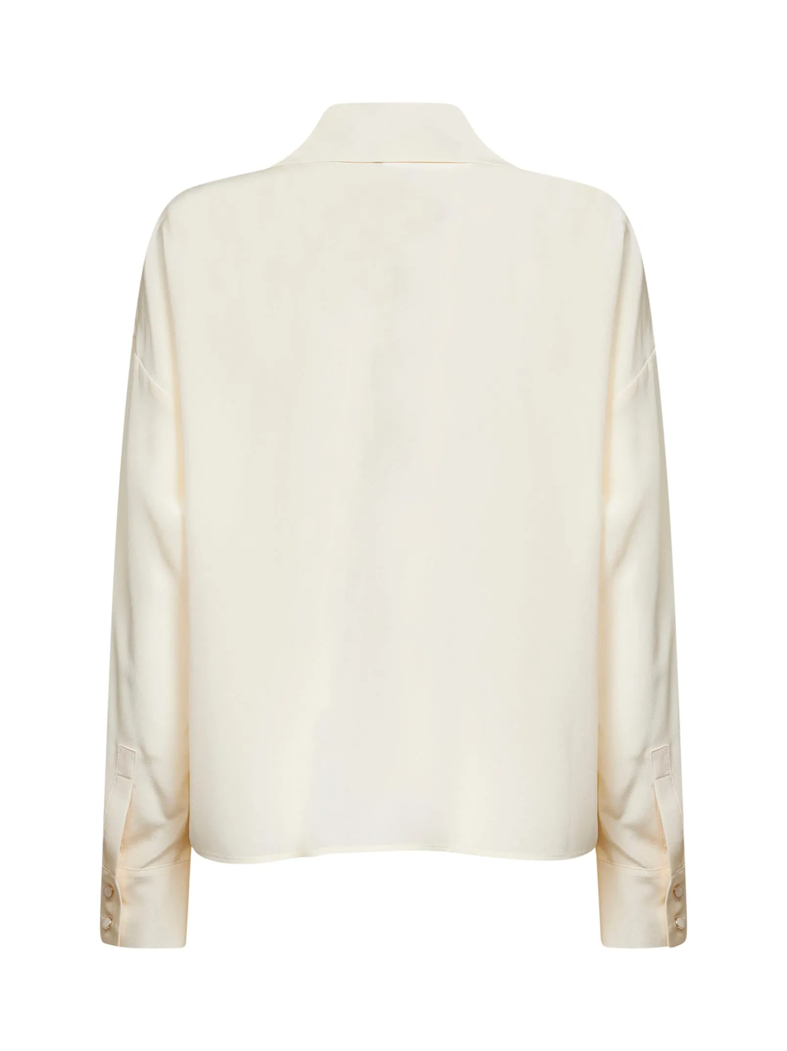 Tie Blouse MSTCOLONO Beige Silk sold by Lord & Taylor product image thumbnail 2