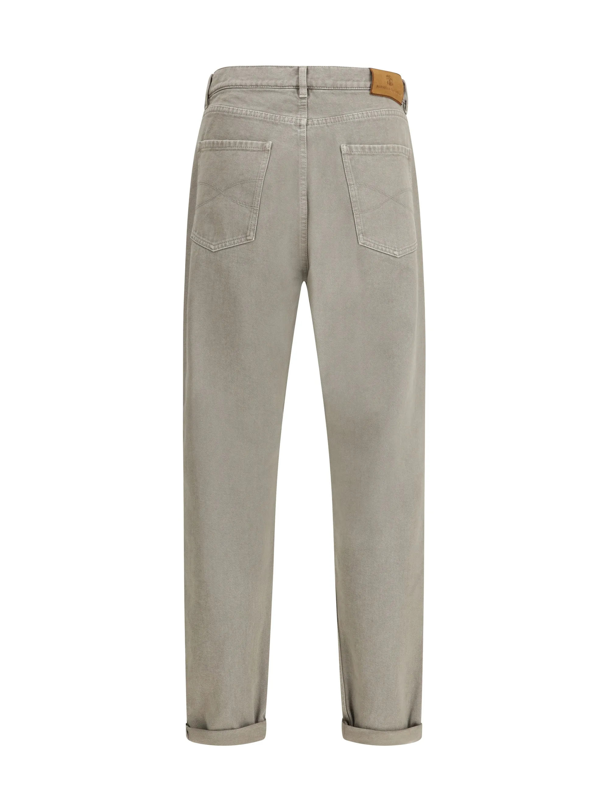 Trousers Iconic Fit Khaki sold by Lord & Taylor product image thumbnail 2