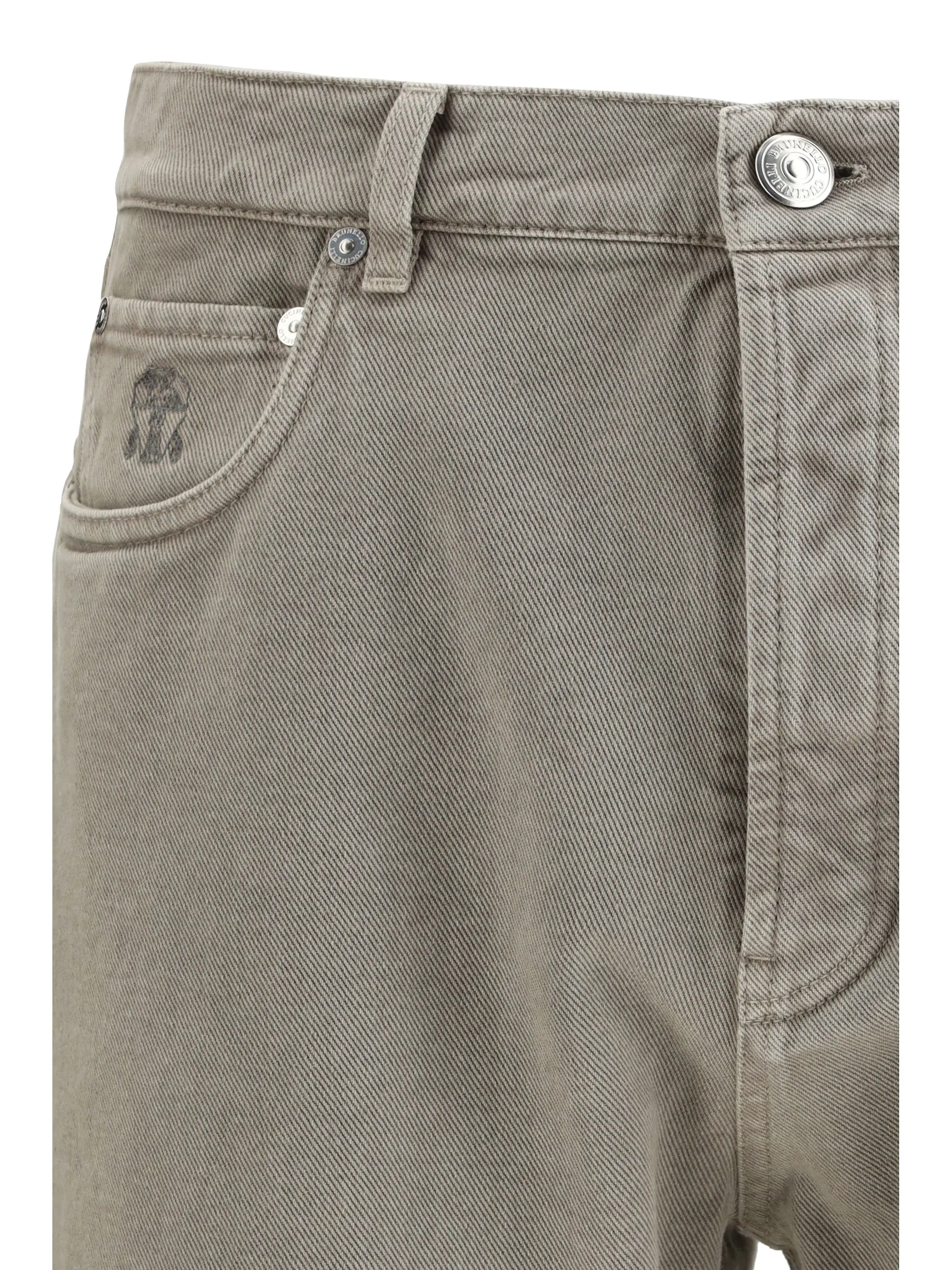 Trousers Iconic Fit Khaki sold by Lord & Taylor product image thumbnail 3
