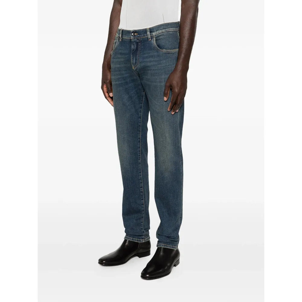 Blue Five Pockets Trousers sold by Lord & Taylor product image thumbnail 3