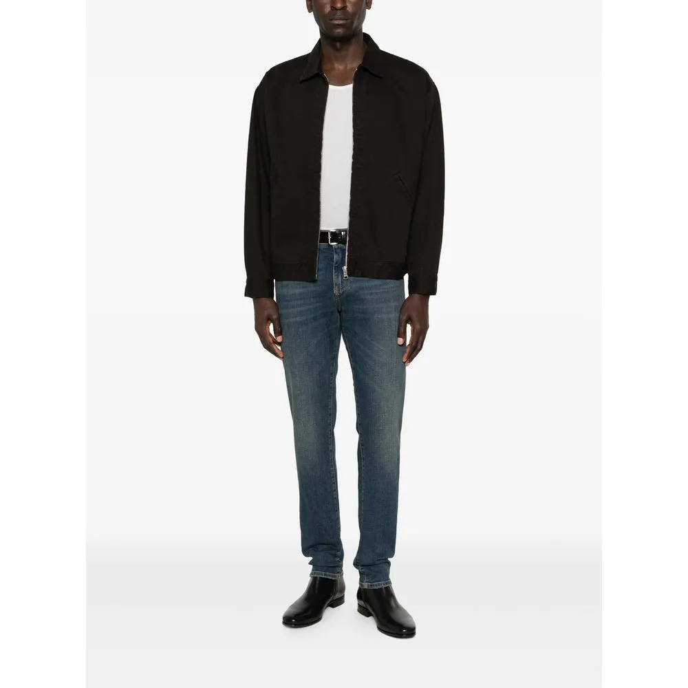 Blue Five Pockets Trousers sold by Lord & Taylor product image thumbnail 4