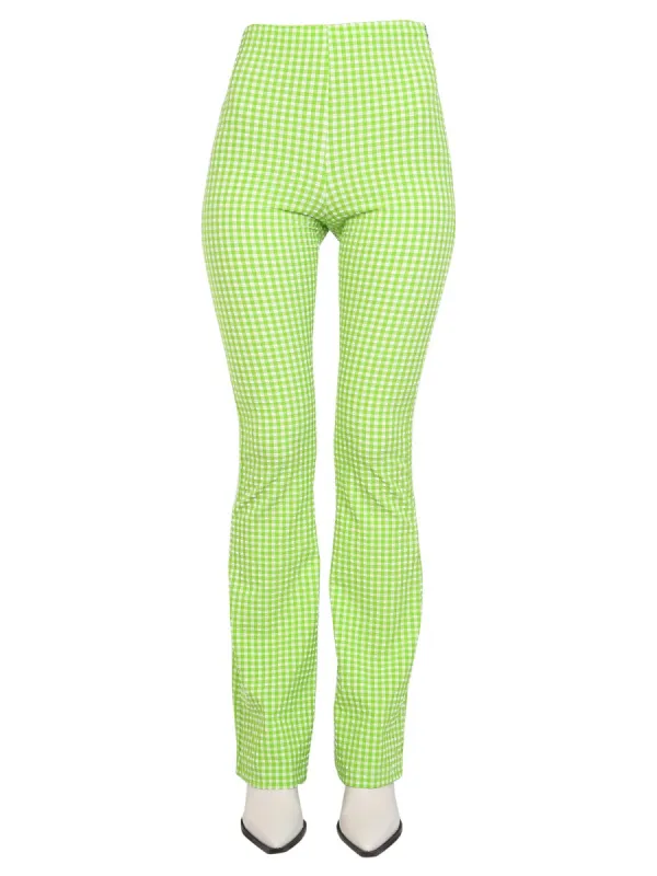 Plaid Pattern Pants made by MSGM