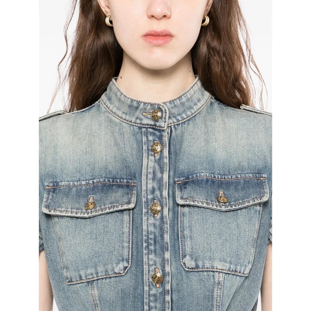 Indigo Blue Button-Up Shirt sold by Lord & Taylor product image thumbnail 3