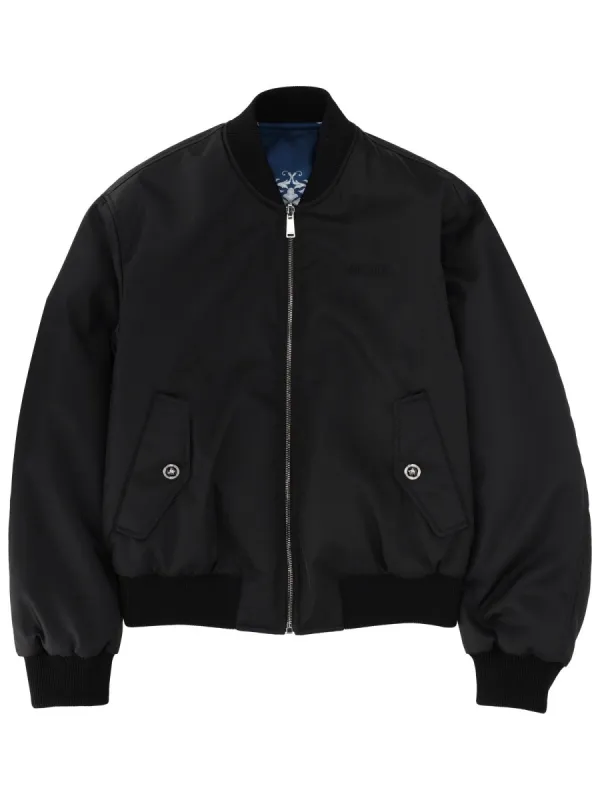 Reversible Bomber Jacket Black made by Versace
