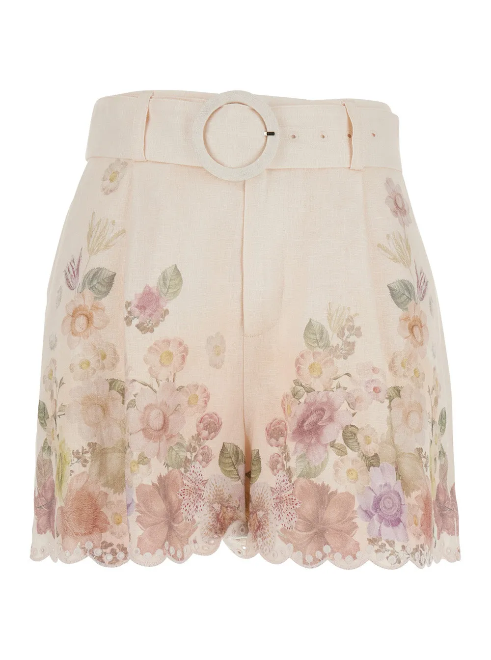 Shorts Linen Floral Beige sold by Lord & Taylor