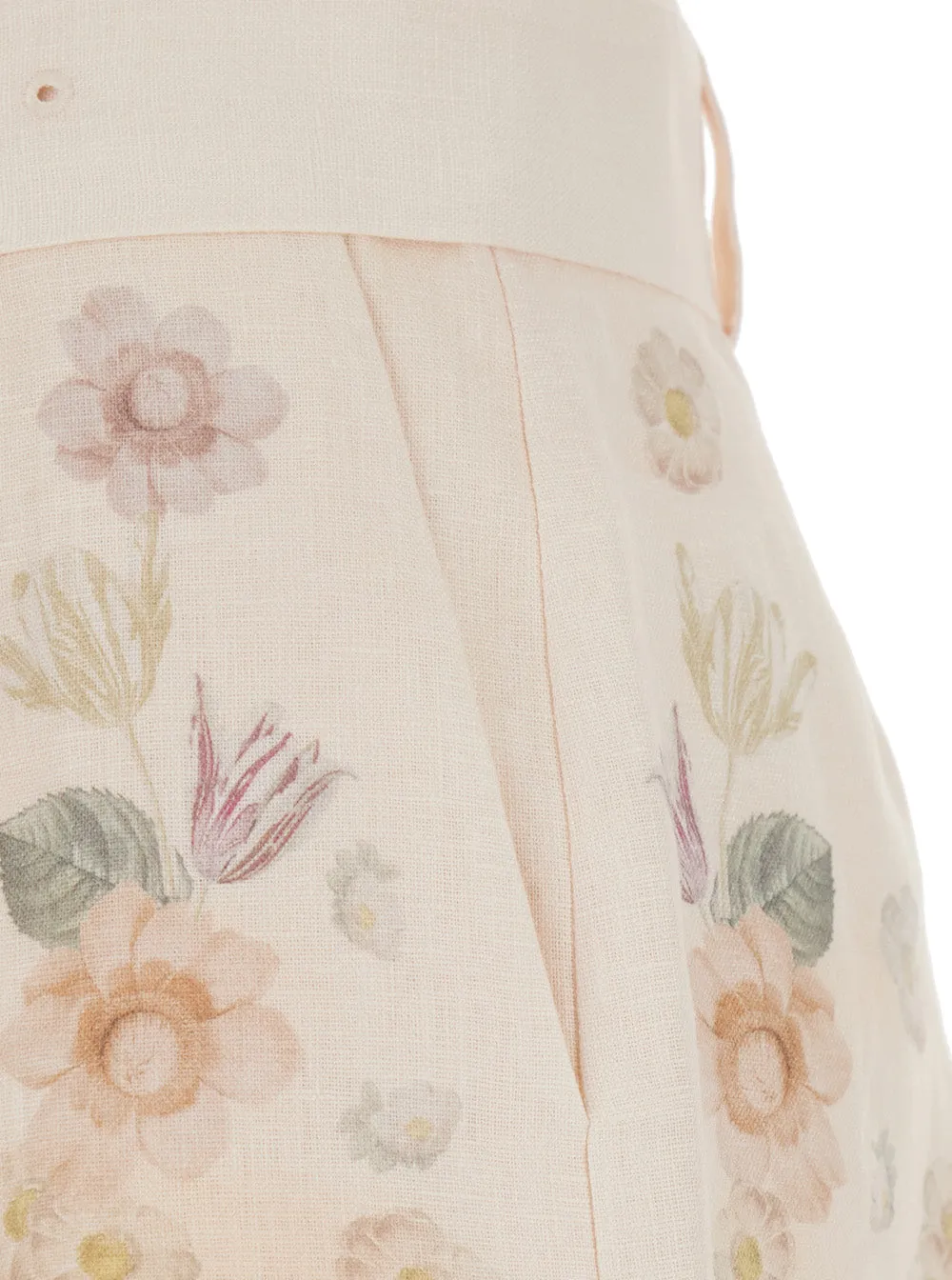 Shorts Linen Floral Beige sold by Lord & Taylor product image thumbnail 3
