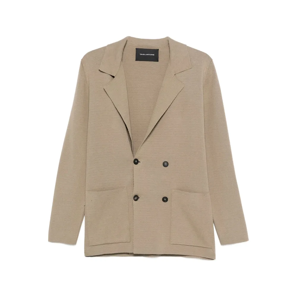 Double-Breasted Taupe Jacket sold by Lord & Taylor