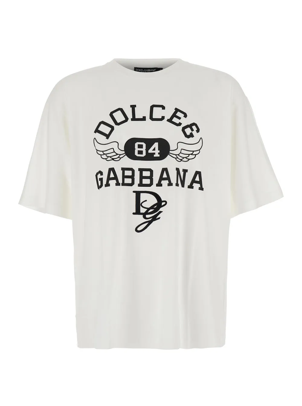 White Oversize T-Shirt with Maxi Logo sold by Lord & Taylor