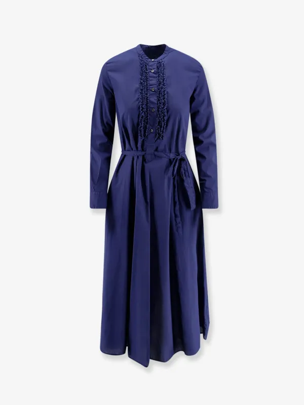 Cotton Dress Blue made by Aspesi