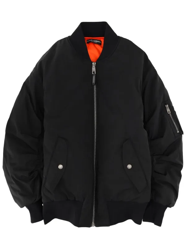 Oversized Bomber Jacket made by Dolce & Gabanna