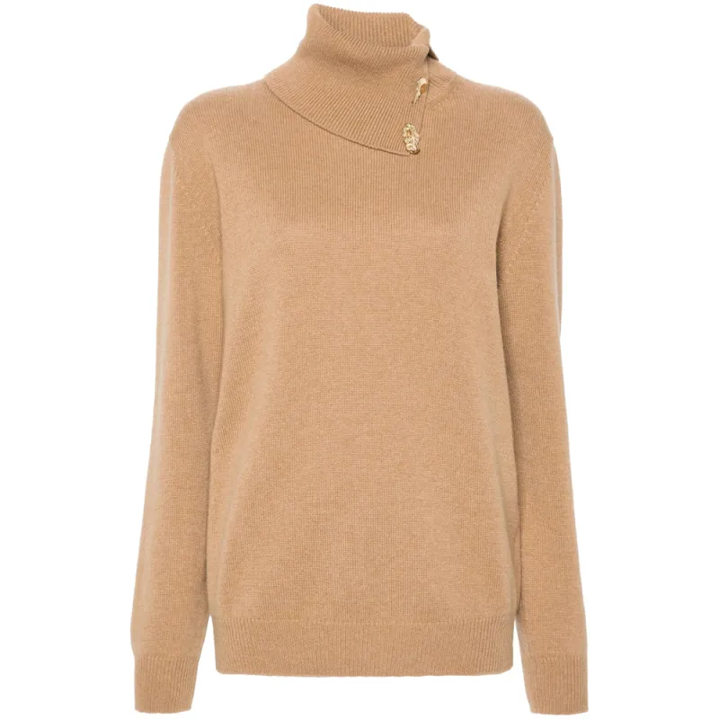 Sweater Turtleneck Cashmere Neutrals made by Fabiana Filippi