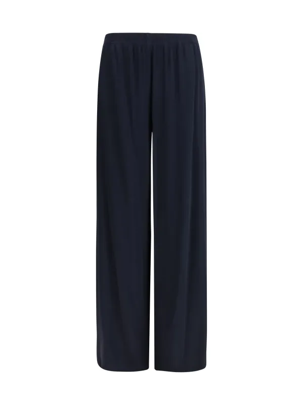 Trousers Viscose Blend Night Blue made by Fabiana Filippi