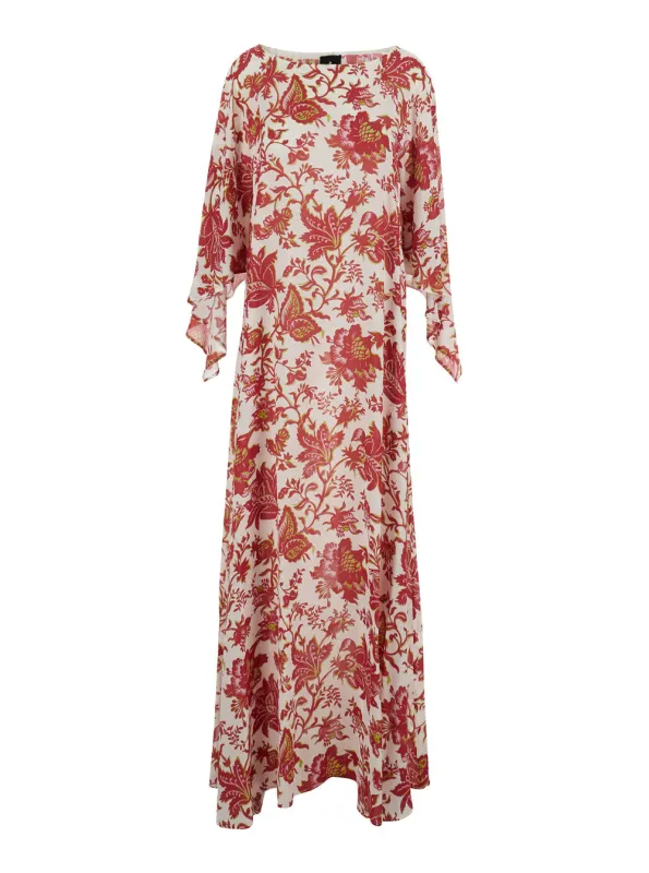 Maxi Dress V-Neck Multicolour made by Etro
