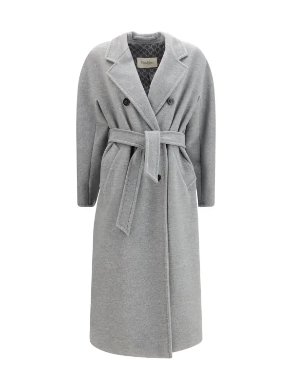 Coat Madame Light Grey made by MaxMara