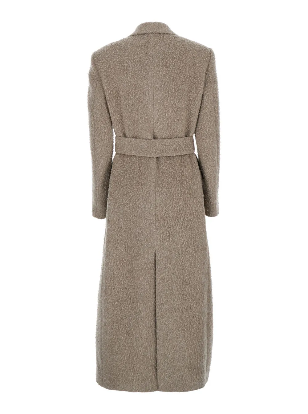 Beige Double-Breasted Wool Blend Coat sold by Lord & Taylor product image thumbnail 2