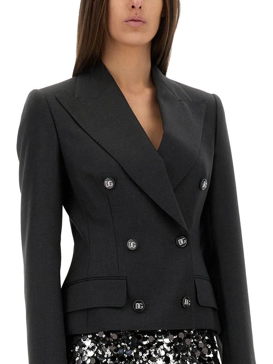 Double-Breasted Jacket with DG Logo Buttons sold by Lord & Taylor product image thumbnail 3