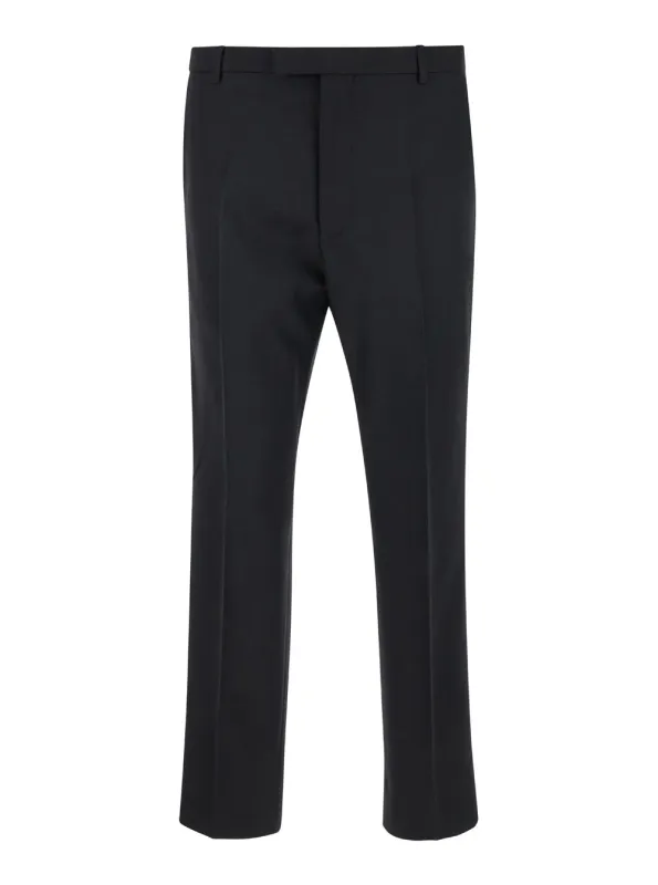 Black Tailored Pants with Tonal Logo made by Gucci