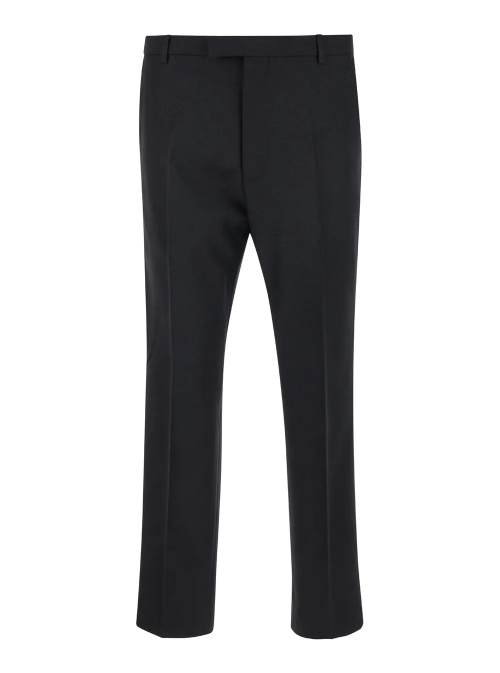 Black Tailored Pants with Tonal Logo sold by Lord & Taylor