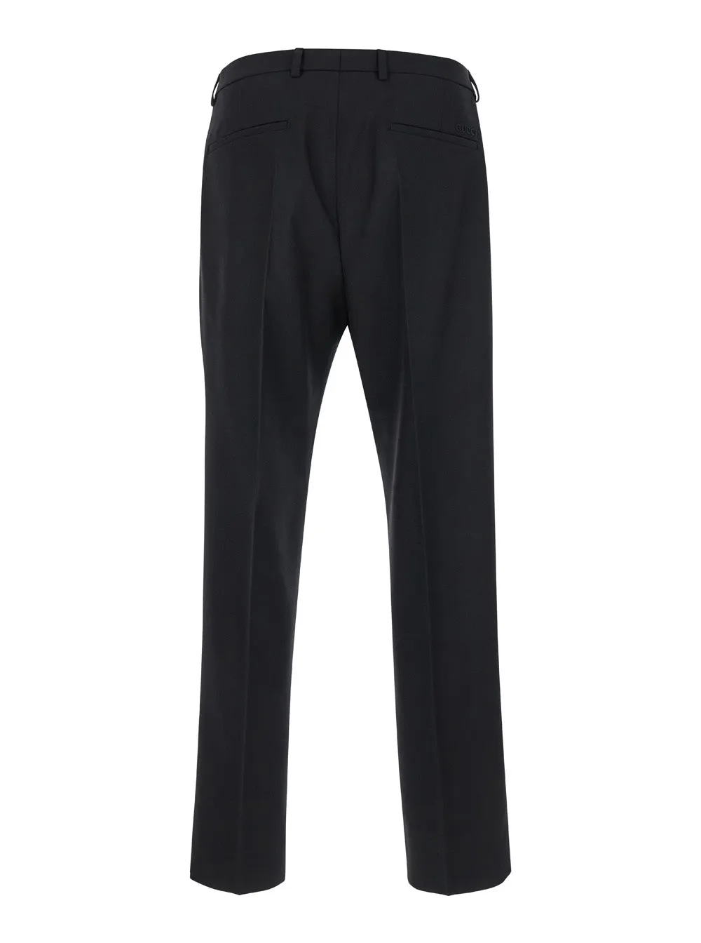 Black Tailored Pants with Tonal Logo sold by Lord & Taylor product image thumbnail 2