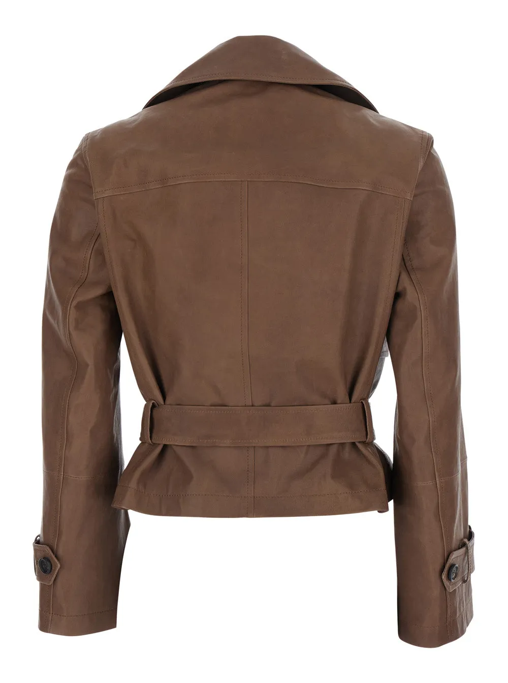 Leather Jacket Brown sold by Lord & Taylor product image thumbnail 2