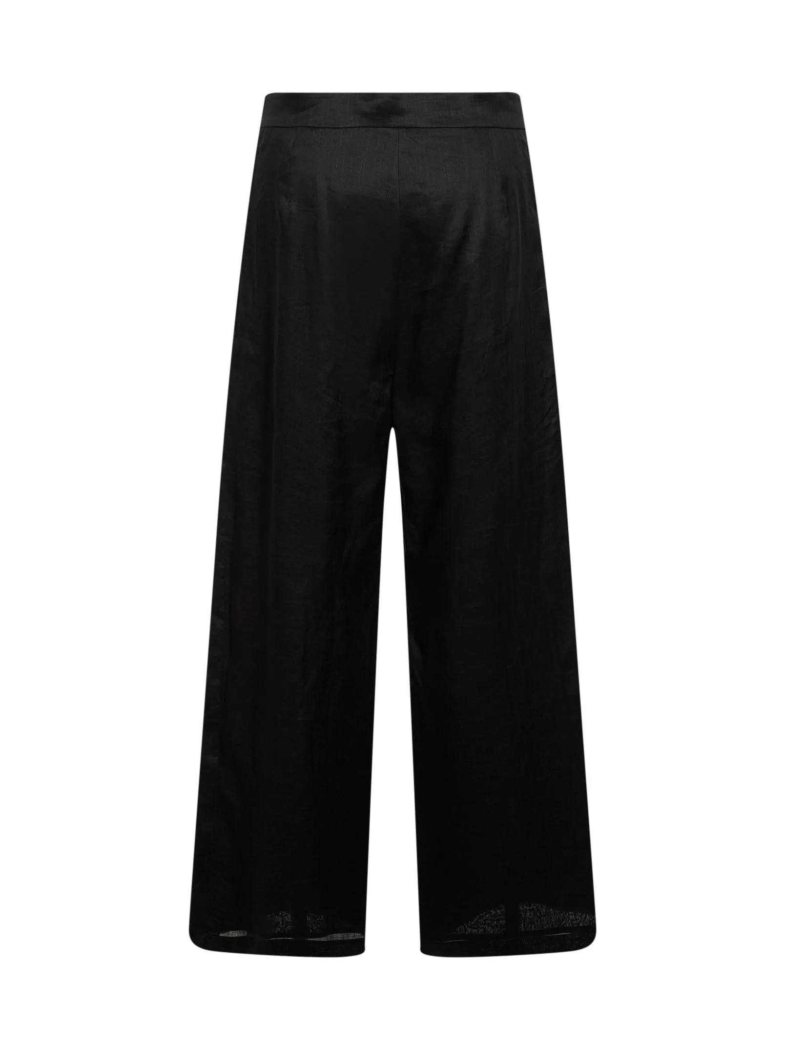 Cropped Trousers MSTTARTUFO Black Ramie sold by Lord & Taylor product image thumbnail 2