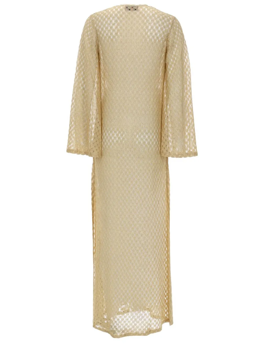 Long Cover-Up Dress Gold sold by Lord & Taylor product image thumbnail 2