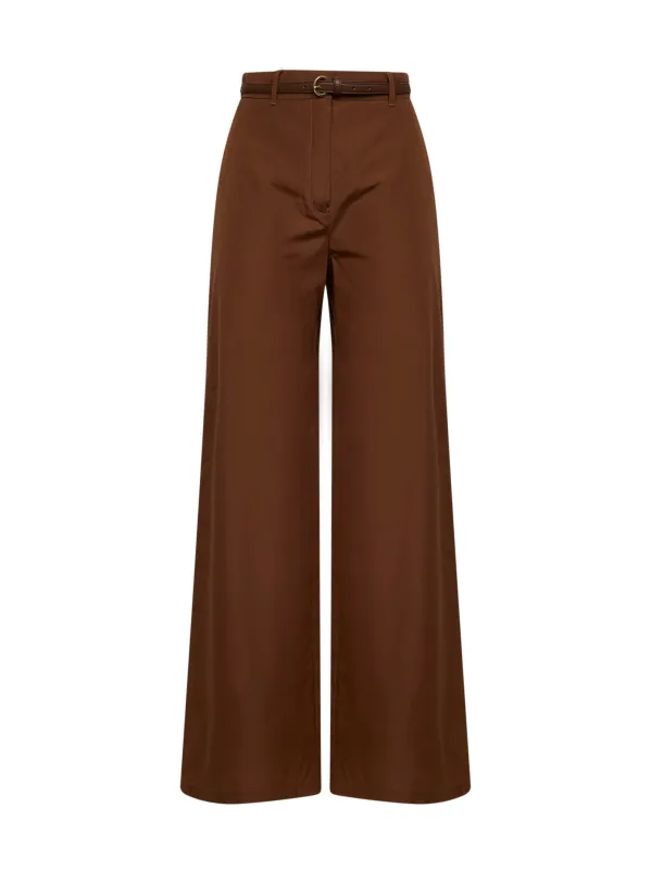 Belted Trousers MSTFAREA Brown made by MaxMara