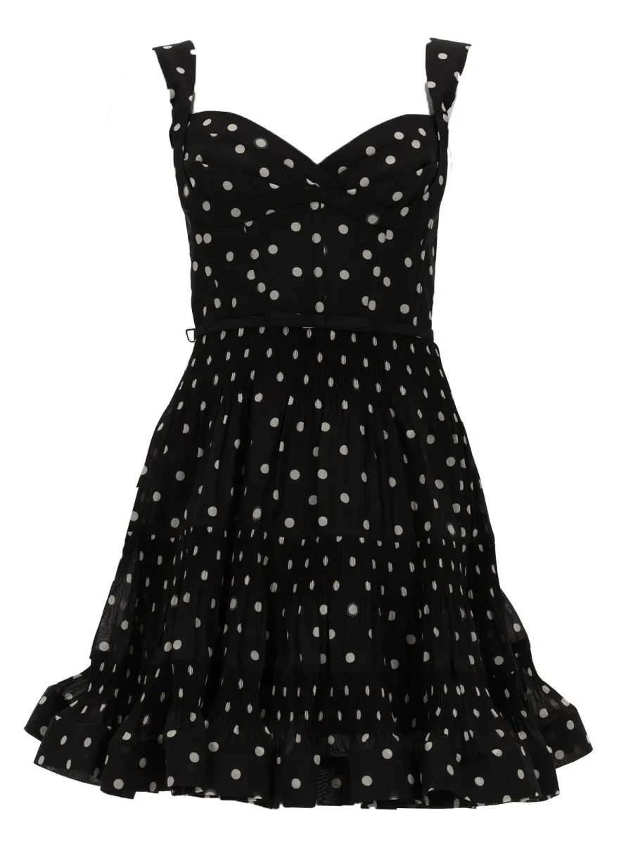 Mini Dress Black Polka-Dot sold by Lord & Taylor