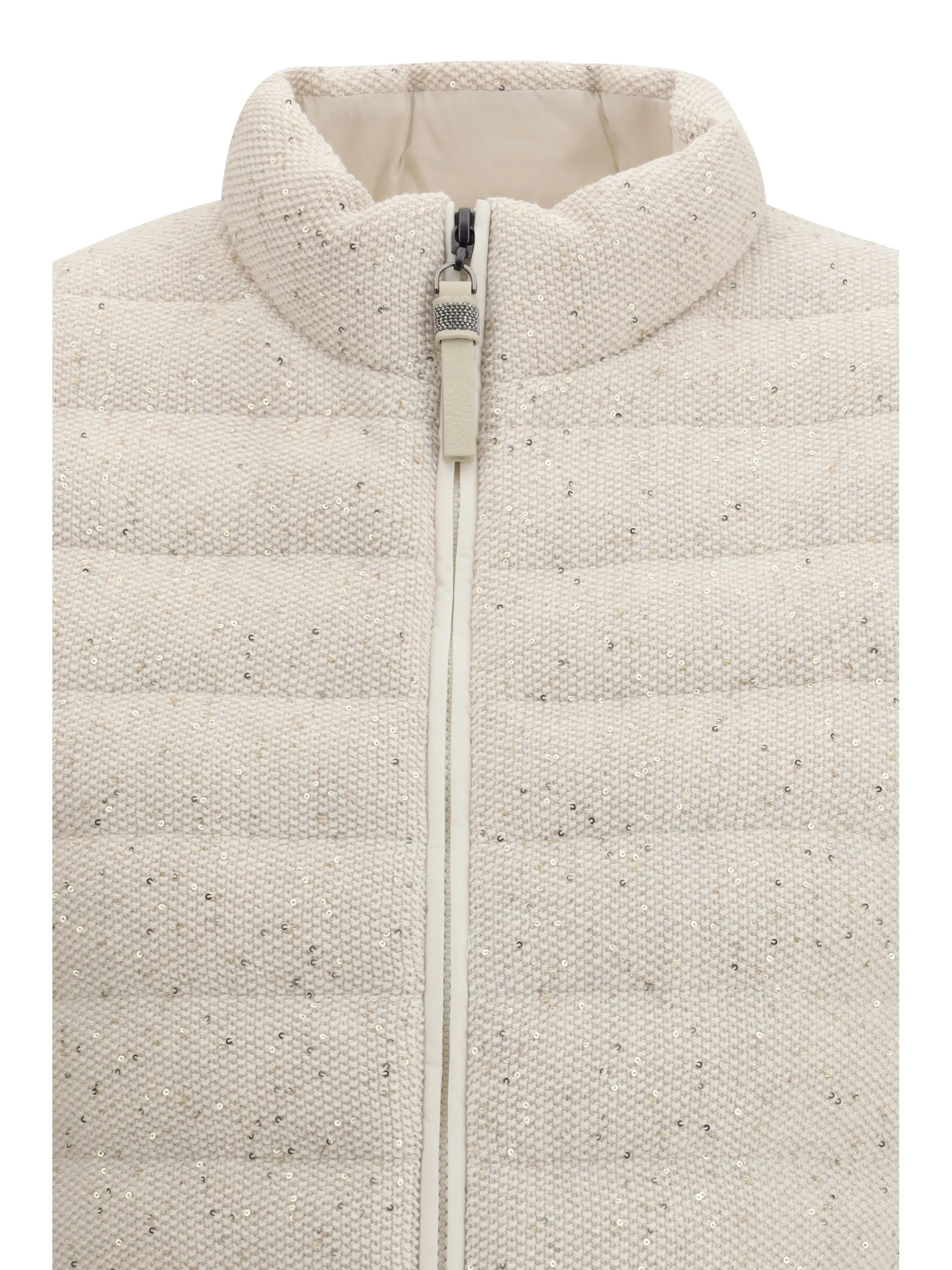 Cotton Padded Vest Oatmeal/Vanilla sold by Lord & Taylor product image thumbnail 3
