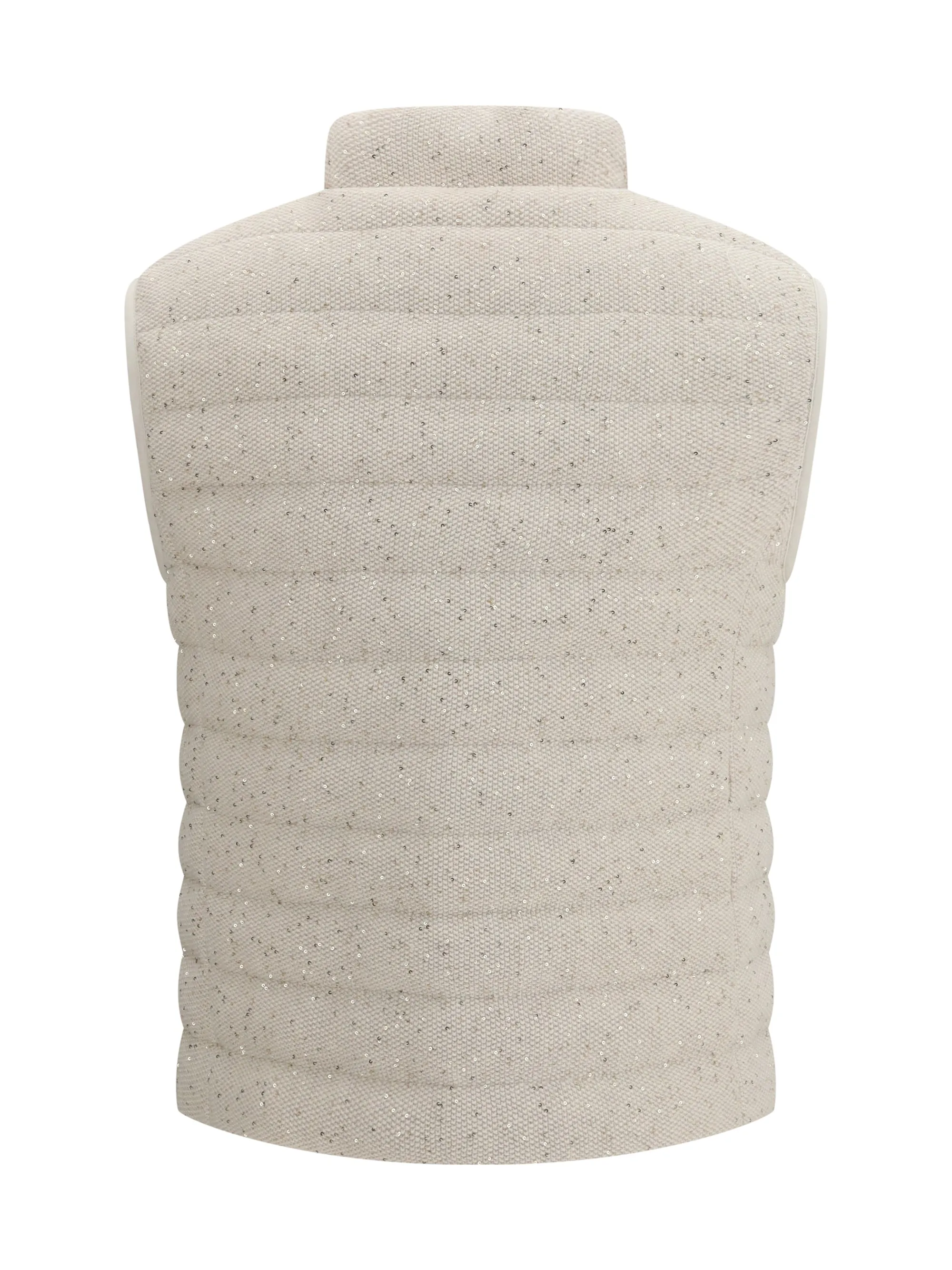 Cotton Padded Vest Oatmeal/Vanilla sold by Lord & Taylor product image thumbnail 2