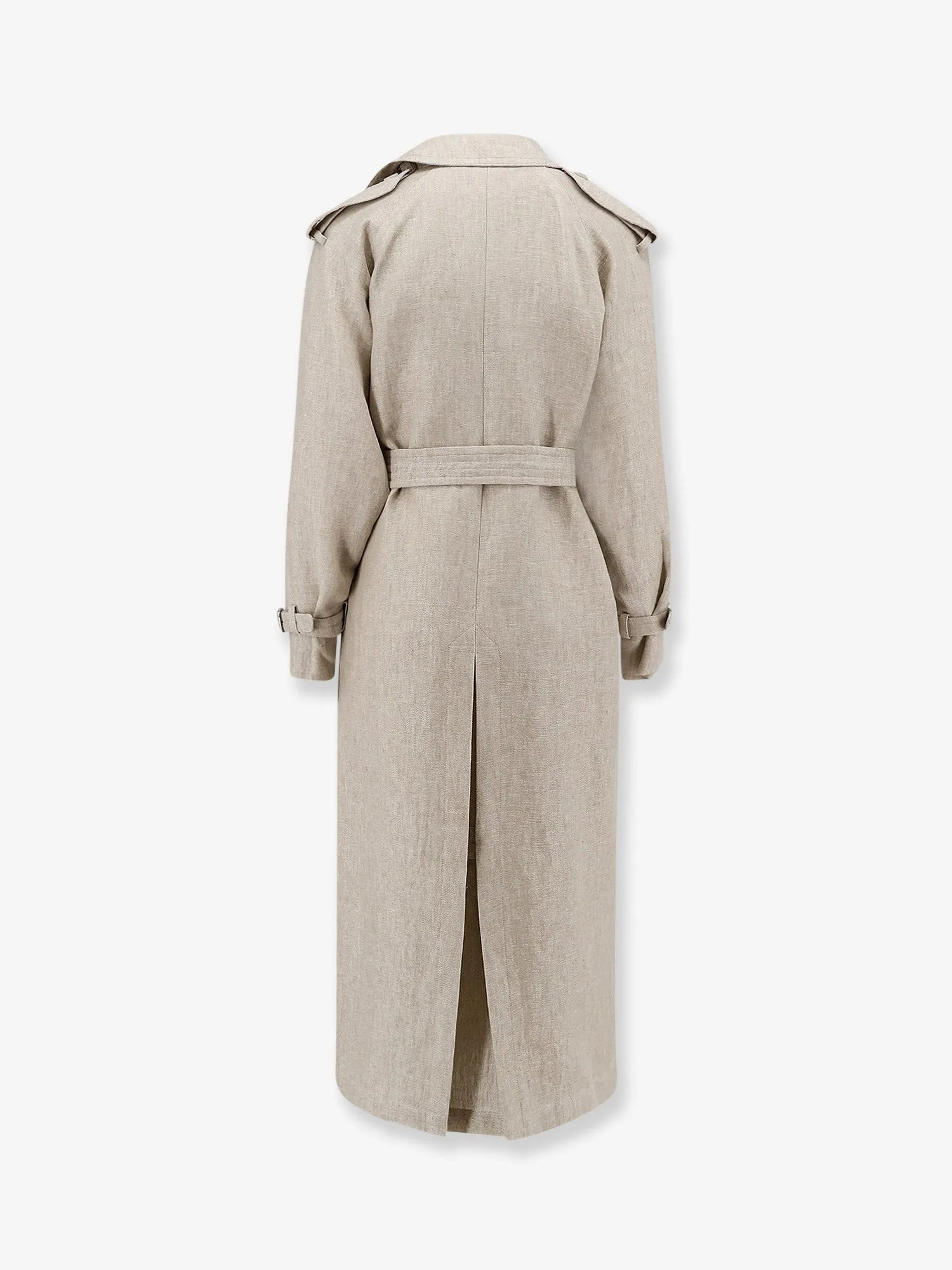 Trench Coat Mxspedaggi Beige Linen sold by Lord & Taylor product image thumbnail 2