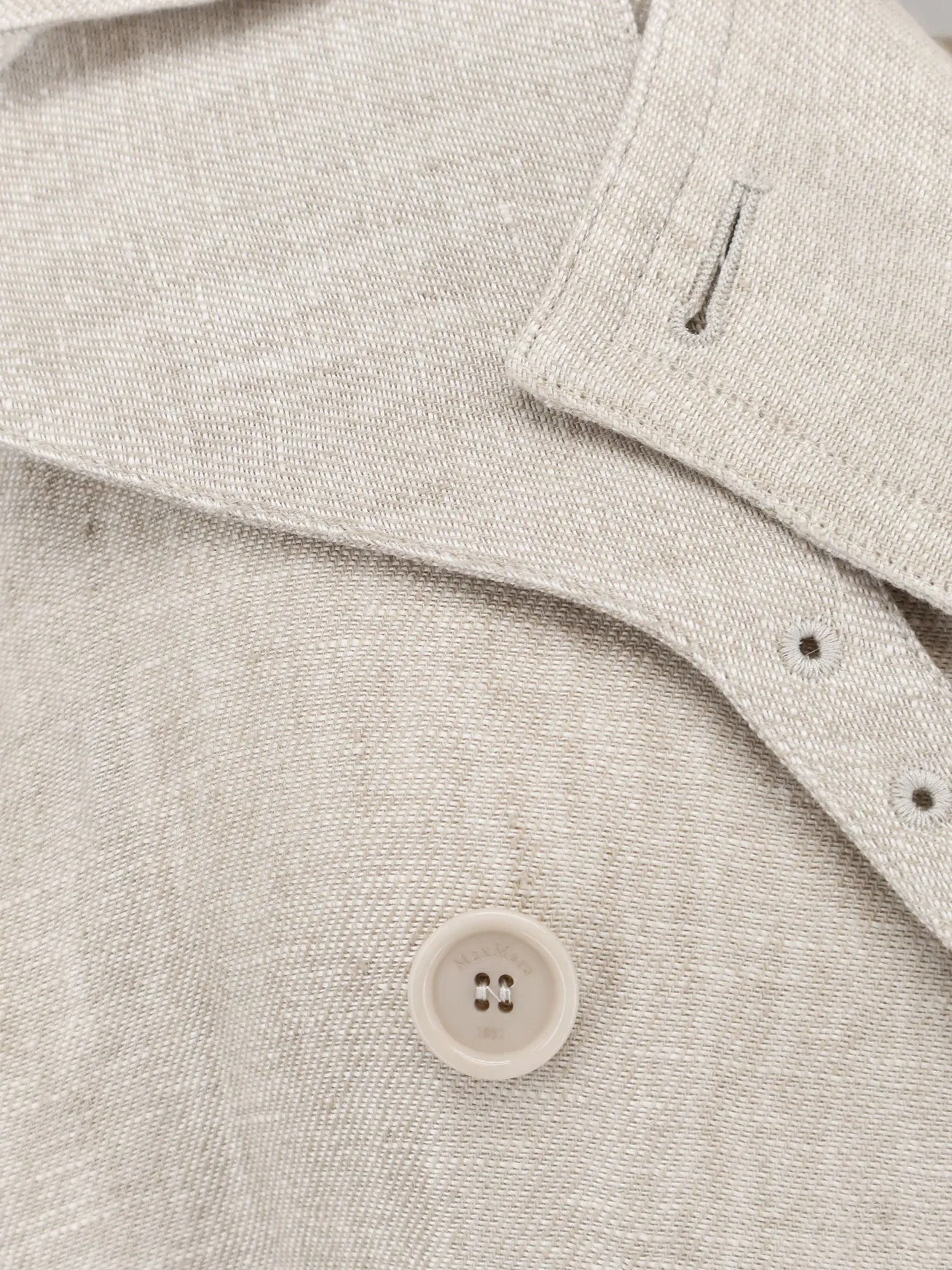 Trench Coat Mxspedaggi Beige Linen sold by Lord & Taylor product image thumbnail 3