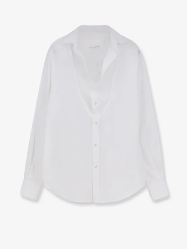 Oversized Cotton Shirt White made by Maison Margiela