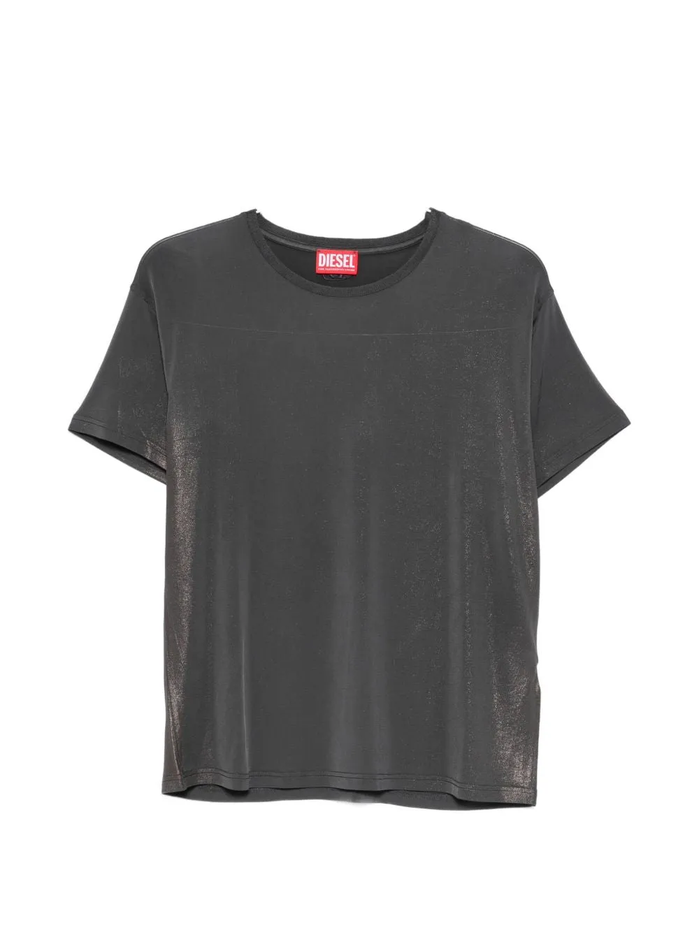 GREY ROUND NECK VISCOSE T-SHIRT sold by Lord & Taylor