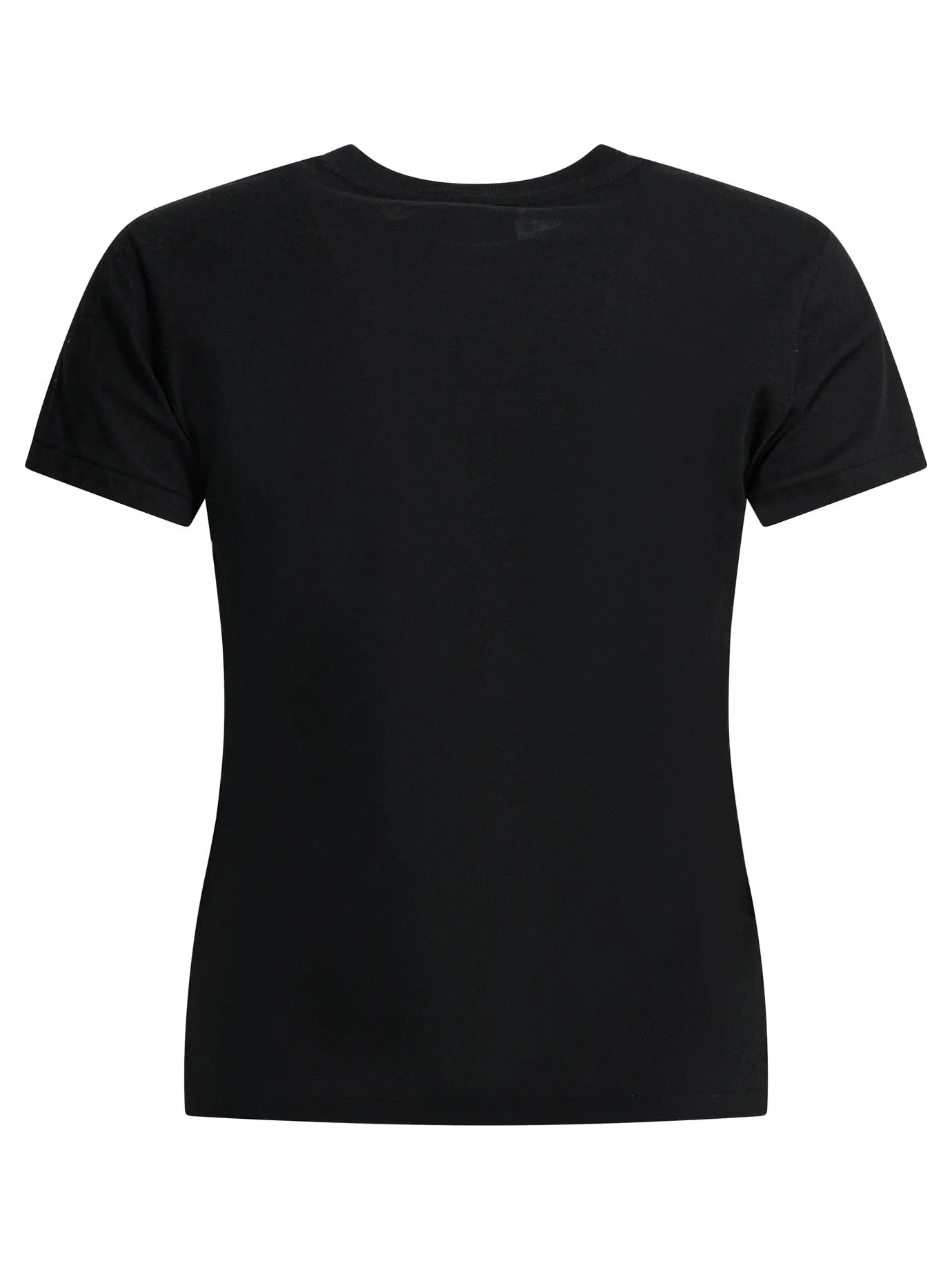 BLACK CREW NECK COTTON T-SHIRT sold by Lord & Taylor product image thumbnail 2