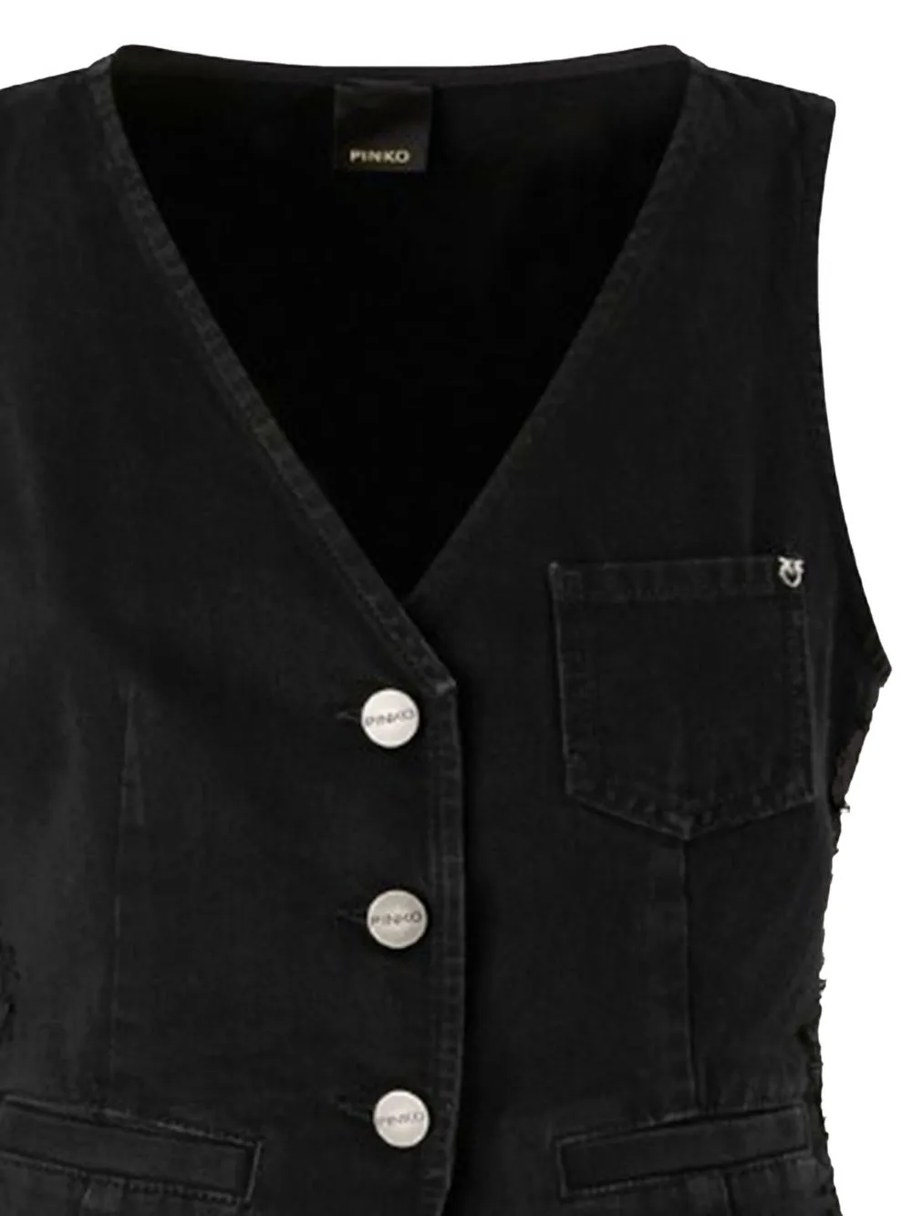 BLACK LACE DETAIL SLEEVELESS JACKET sold by Lord & Taylor product image thumbnail 3