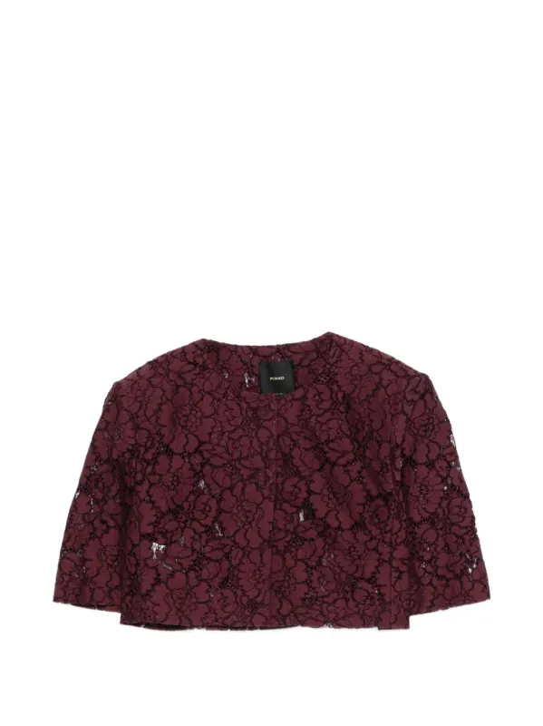 RED WINE CAPE EFFECT SWEATER made by Pinko