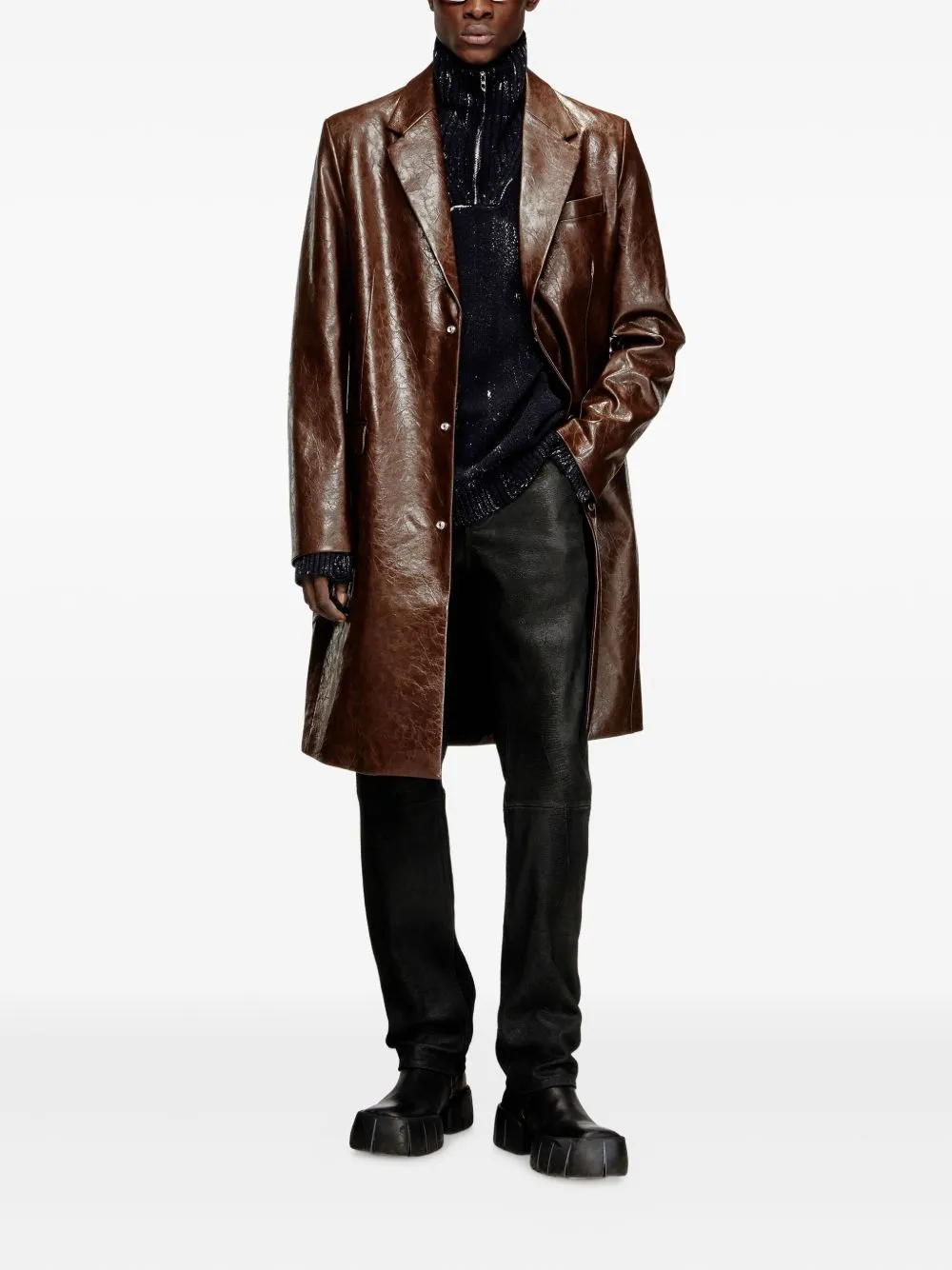 BROWN SINGLE BREASTED NOTCHED JACKET sold by Lord & Taylor product image thumbnail 3