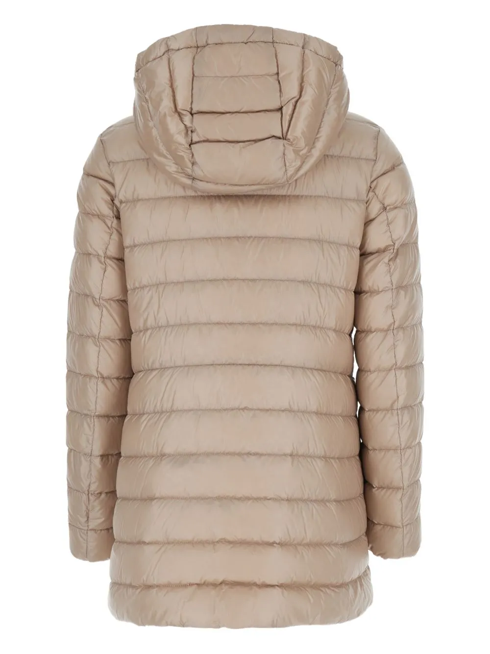 BEIGE QUILTED HOODED LOGO JACKET sold by Lord & Taylor product image thumbnail 2