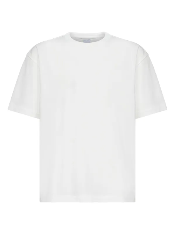 Cotton T-shirt Chalk made by Bottega Veneta