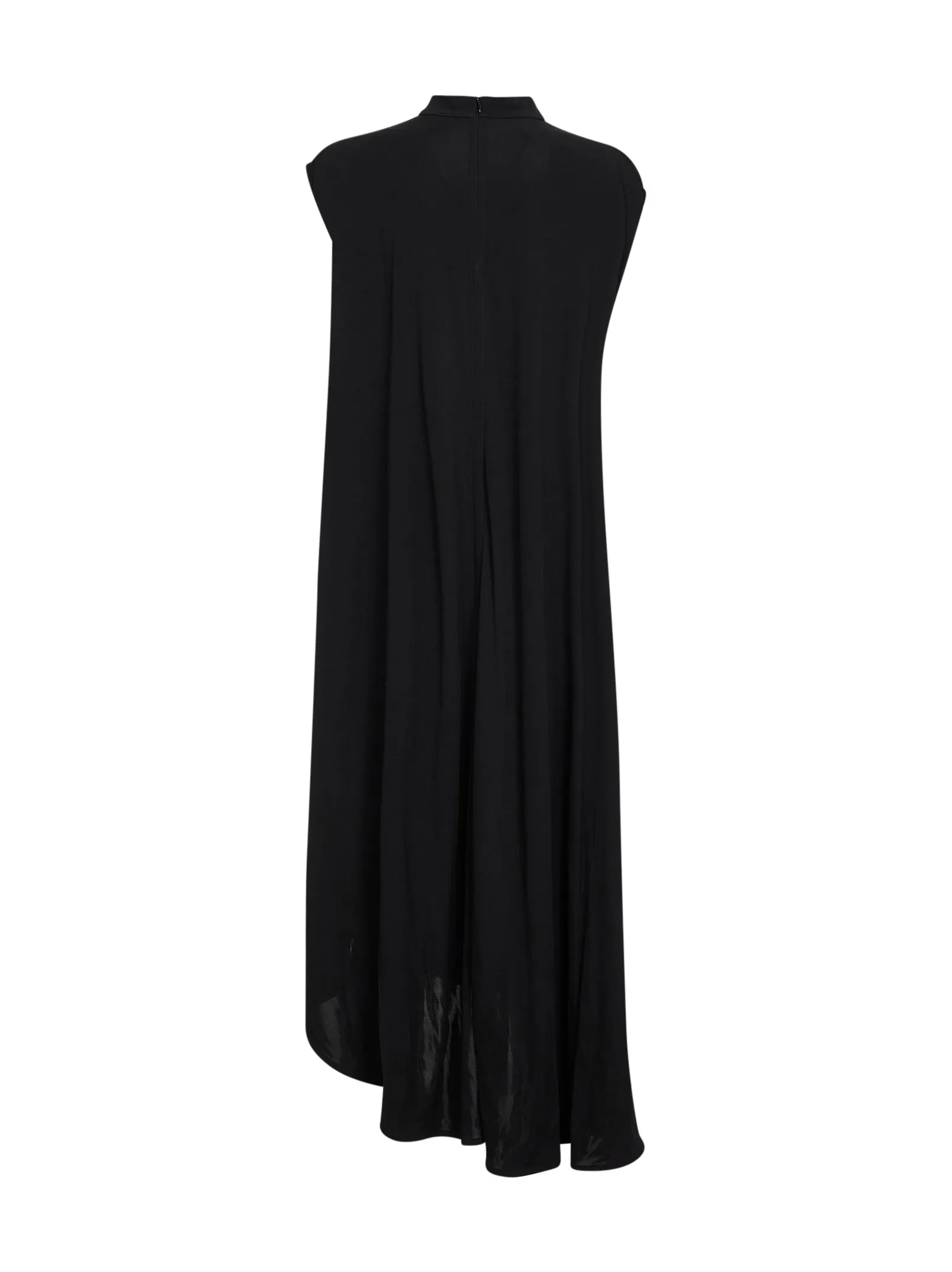Dress Asymmetric Crepe Viscose Black sold by Lord & Taylor product image thumbnail 2