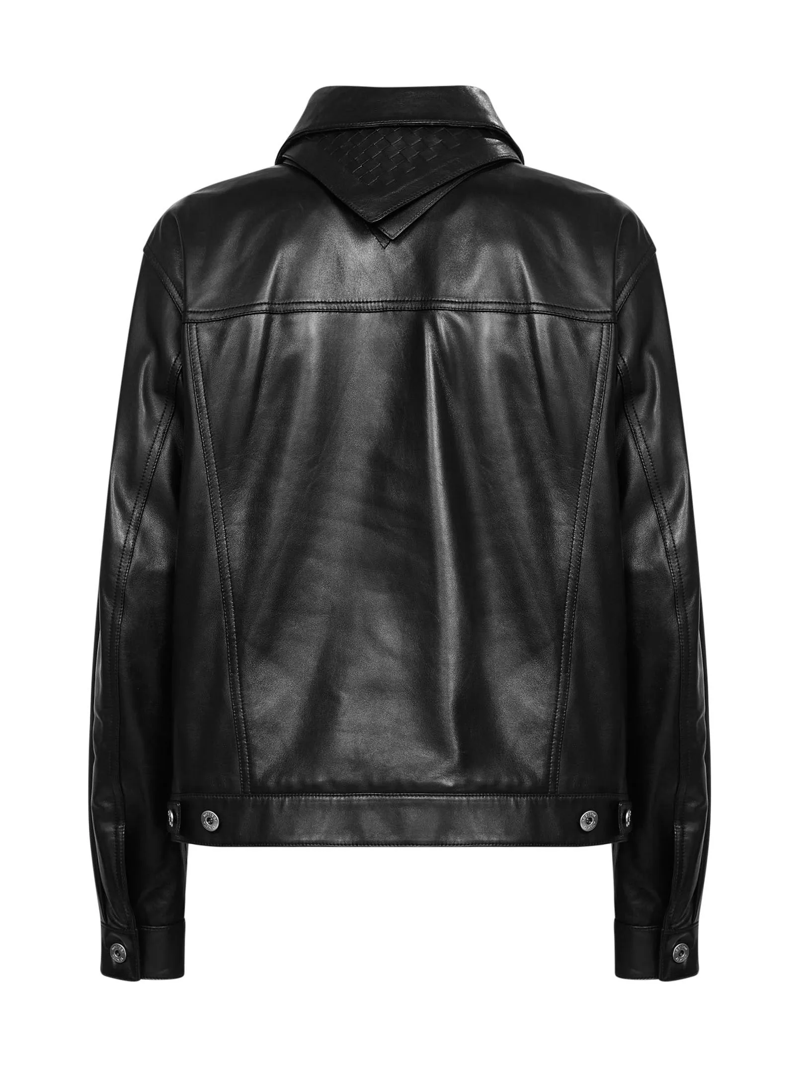 Leather Jacket Nappa with Intrecciato Bandana sold by Lord & Taylor product image thumbnail 2