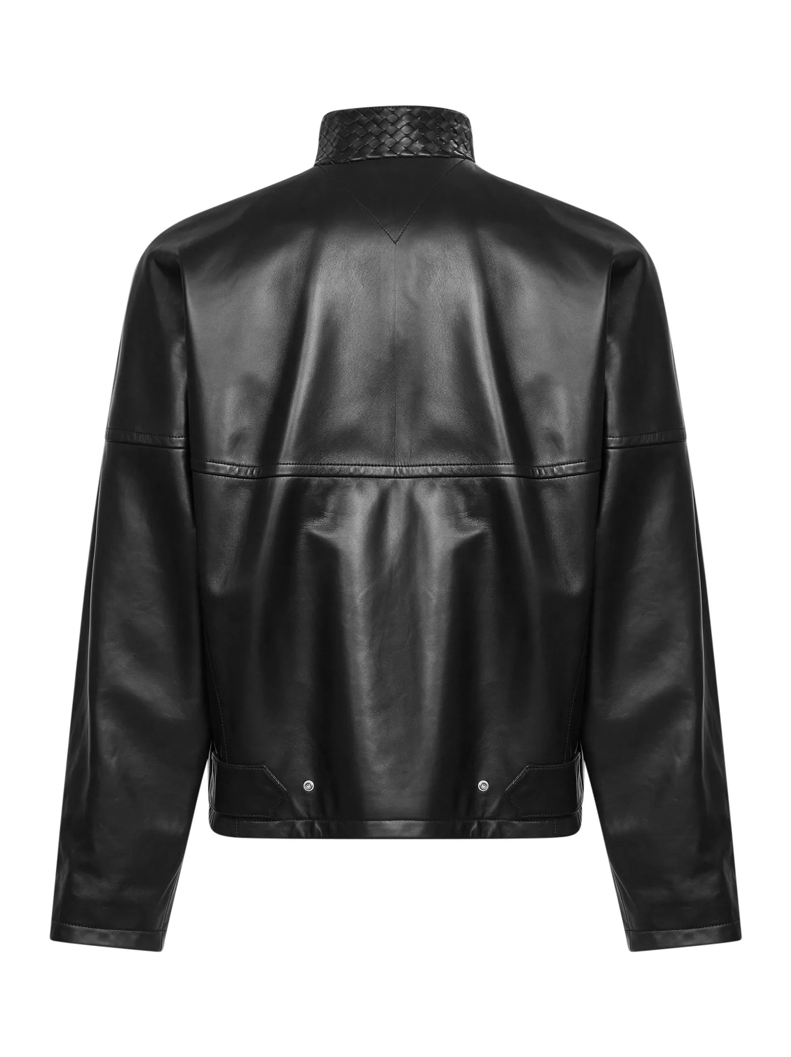 Bomber Jacket Nappa Lambskin Black sold by Lord & Taylor product image thumbnail 2