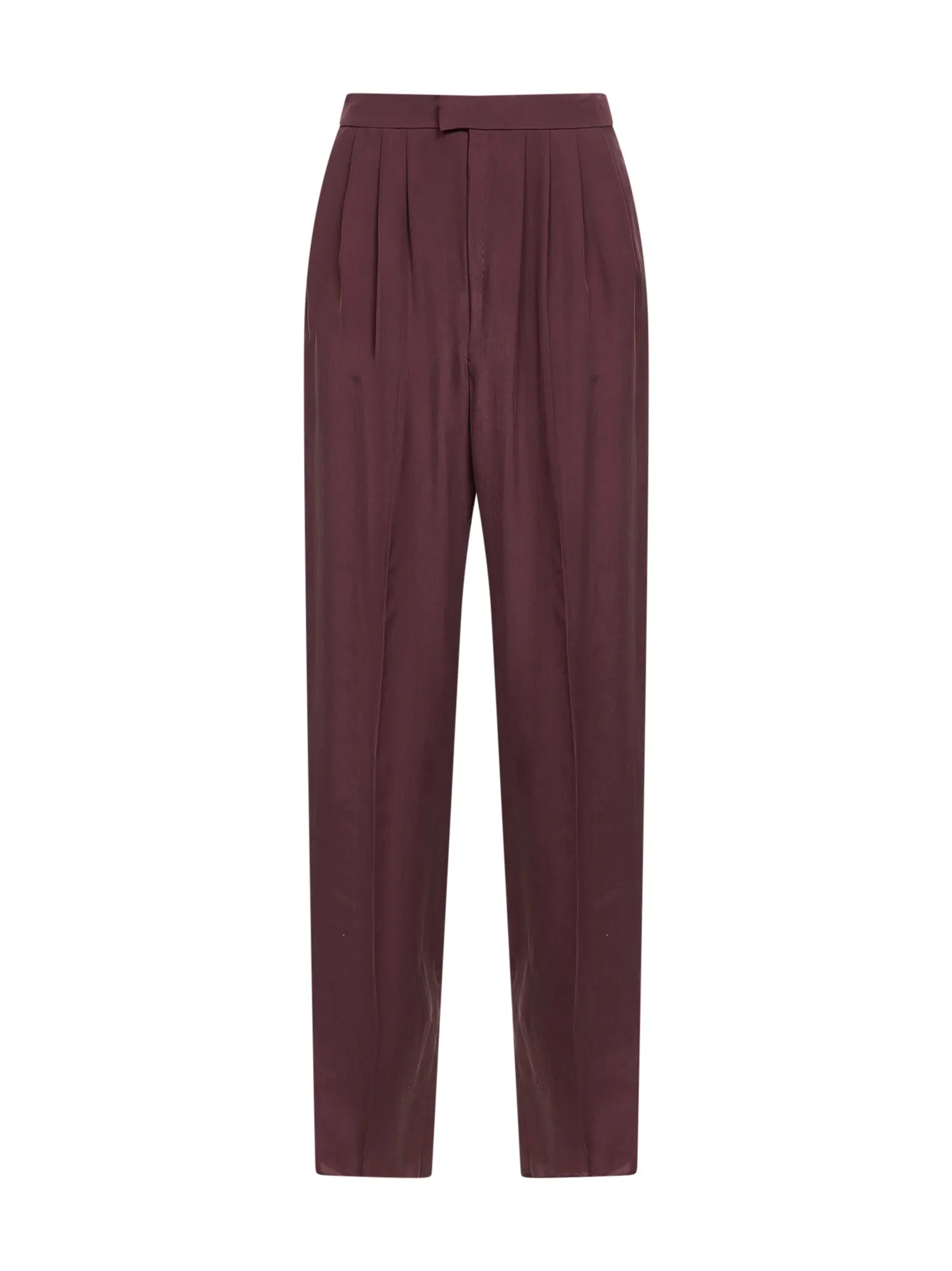 Silk Trousers Aubergine sold by Lord & Taylor