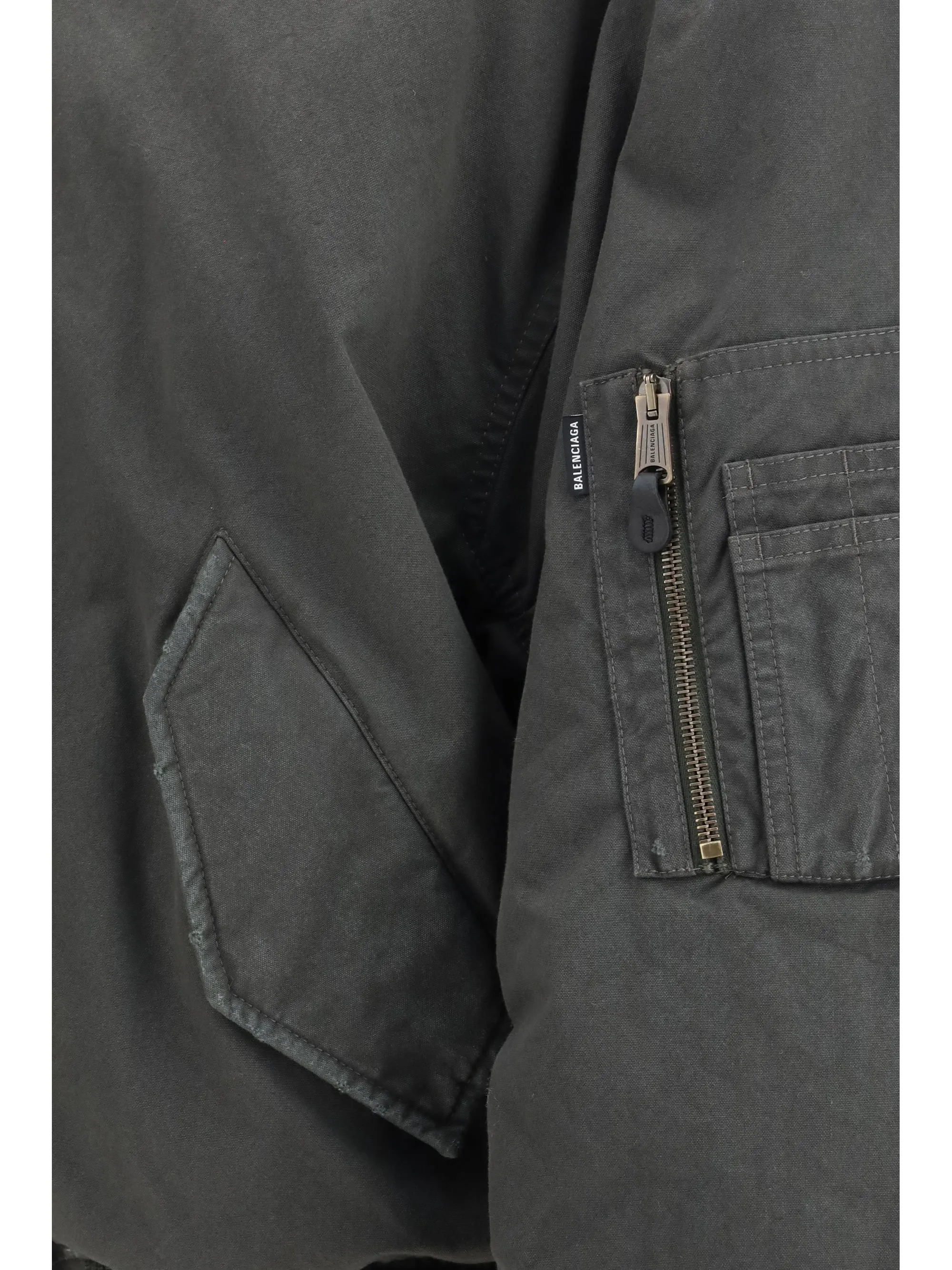Bomber Jacket Standard Anthracite sold by Lord & Taylor product image thumbnail 2