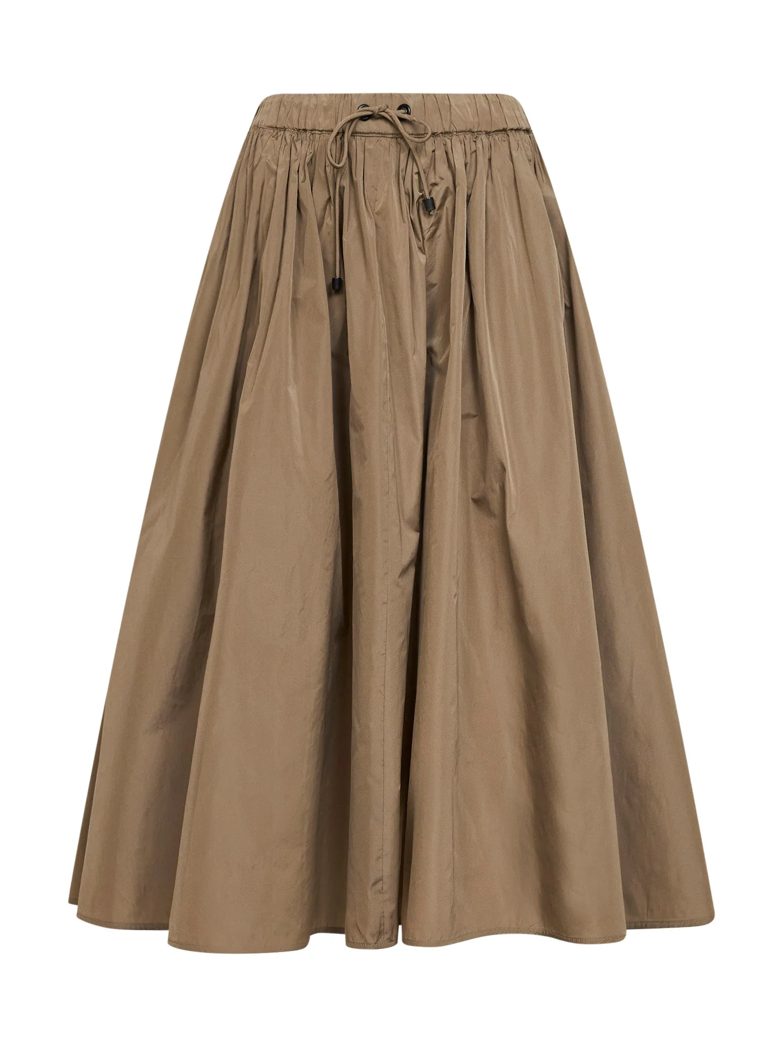 Midi Taffeta Skirt Beige sold by Lord & Taylor