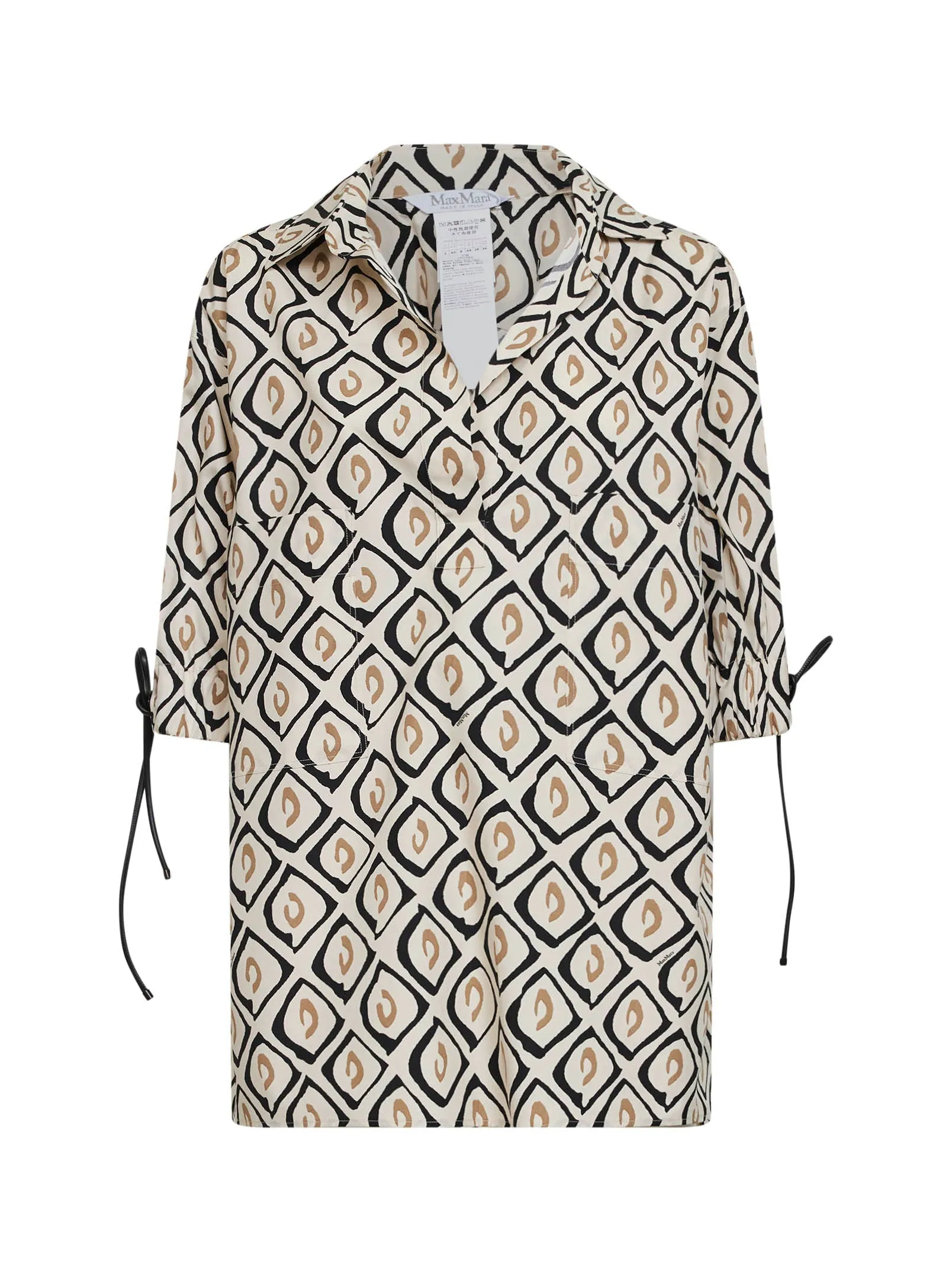 Shirt Printed Poplin Beige sold by Lord & Taylor