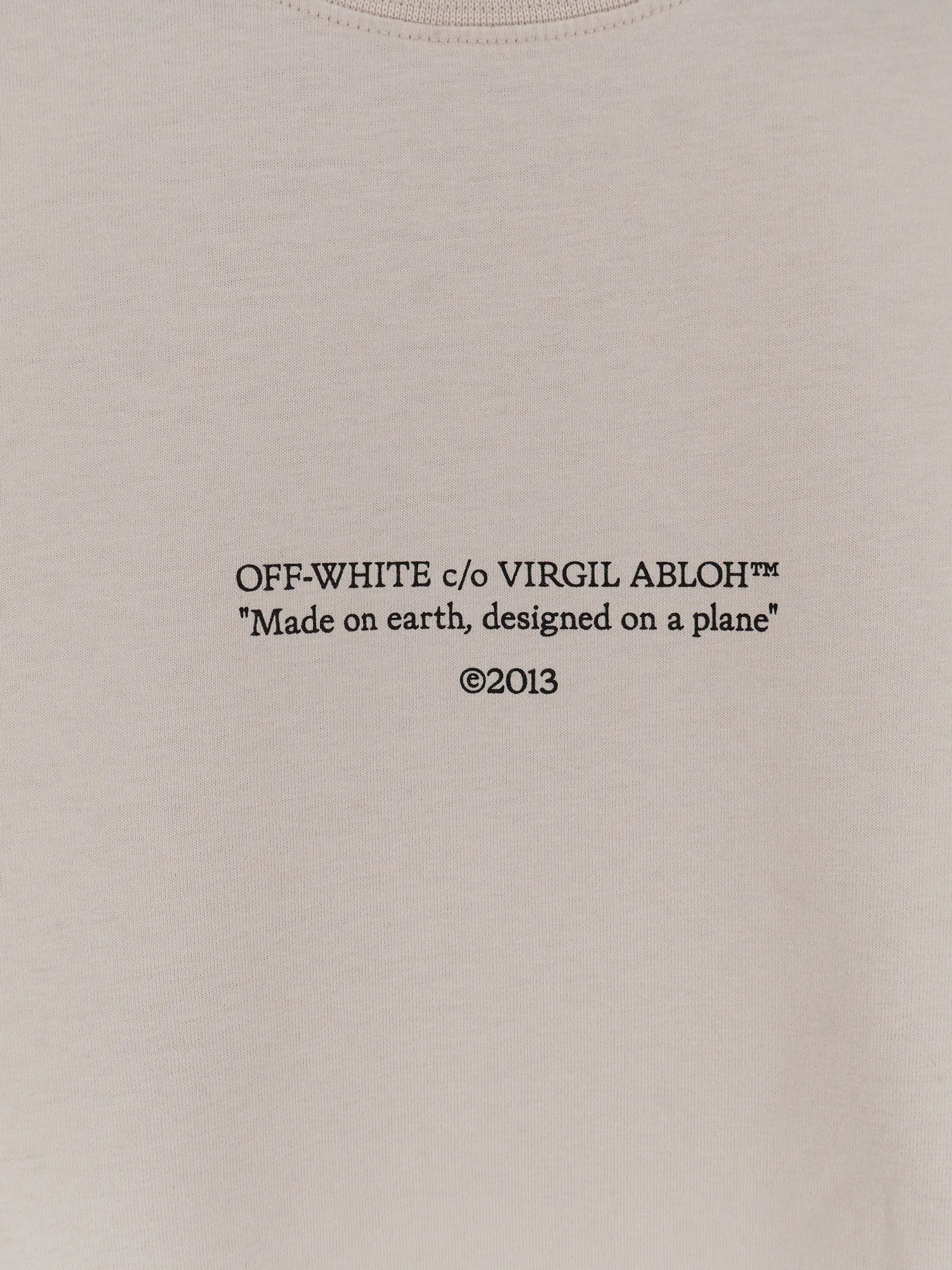 T-shirt Statement Cotton Beige sold by Lord & Taylor product image thumbnail 4